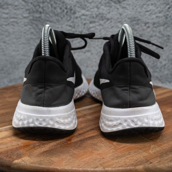 Nike (GS) - Nike Revolution Sz 6 Youth Low Black White BQ5671-003 - Picture 5 of 8